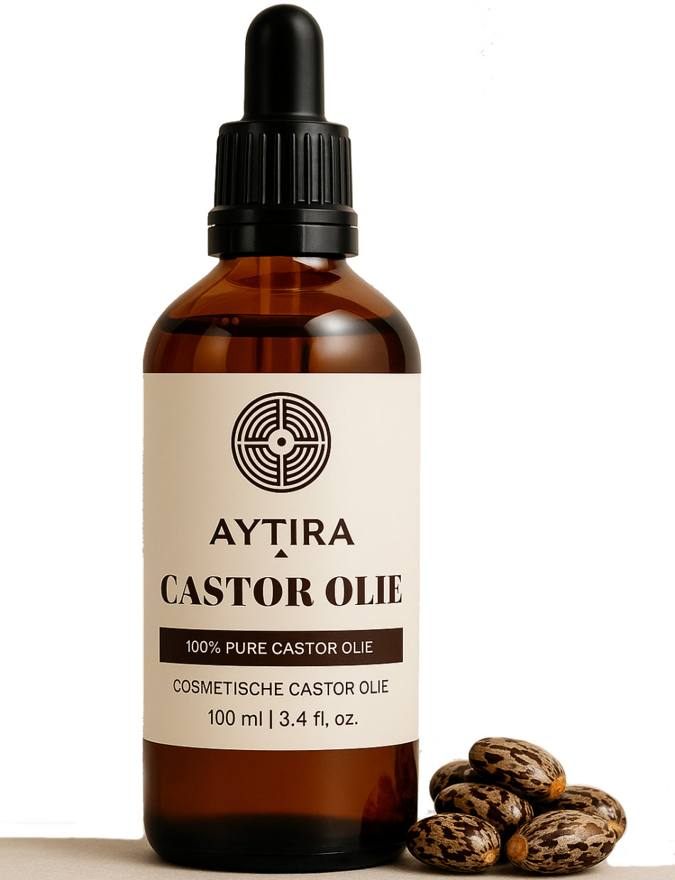 Aytira castor olie – koudgeperste ricinusolie voor haar, huid en wimpers