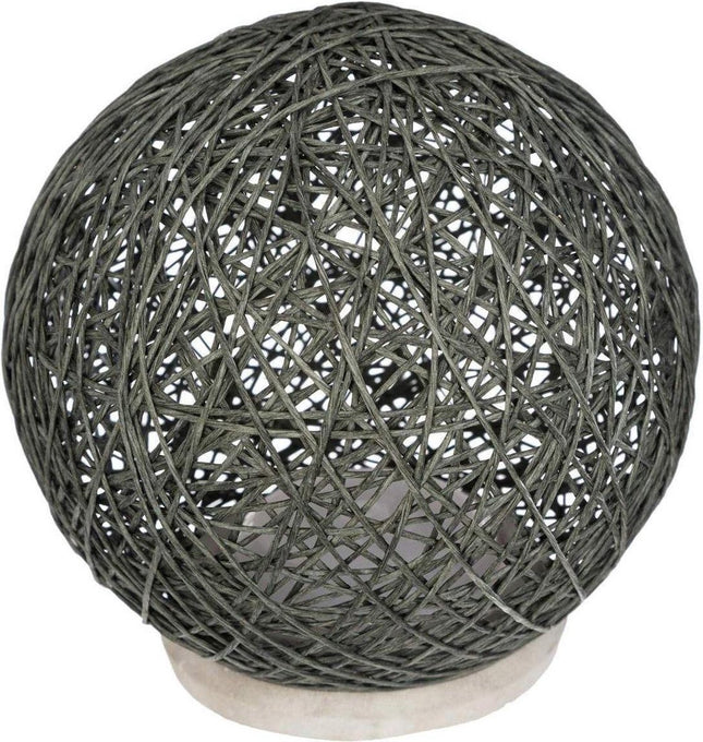 Tischleuchte - ⌀ 18,5 cm - Dunkelgrün - Zementfuß