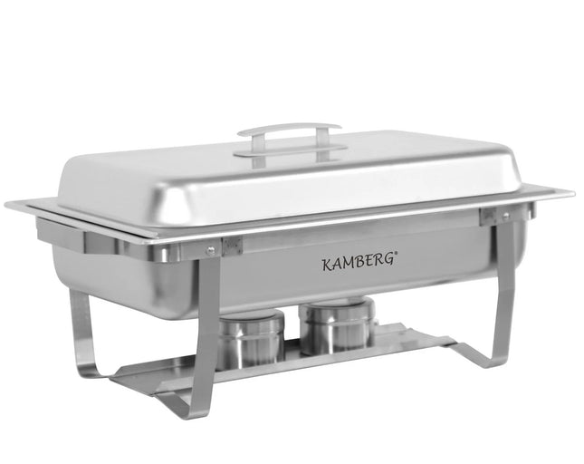 Chafing Dish 9 L - Speisenwärmer - Warmhalter - mit Deckel - Buffetwärmer
