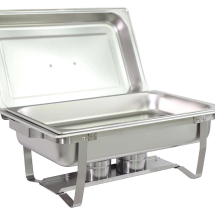 Chafing dish 9 L - voedsel verwamer - warmhouden - met deksel - buffetwarmer