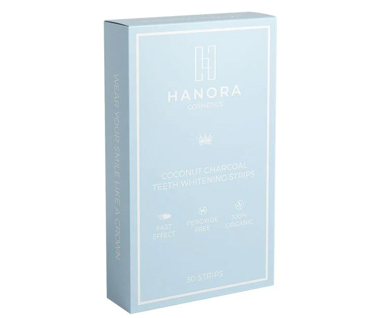 Bandes blanchissantes au charbon pour les dents - BLEU