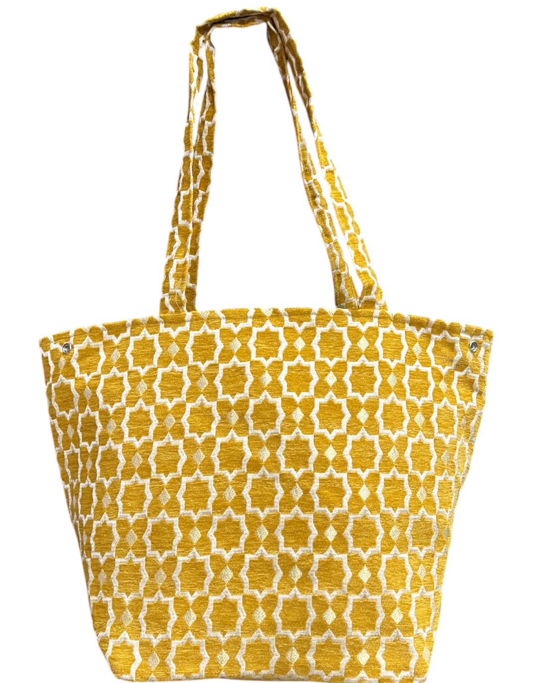 Marokkaanse XL shopper van fluweel met gouddraad – grote tote bag – foto 4