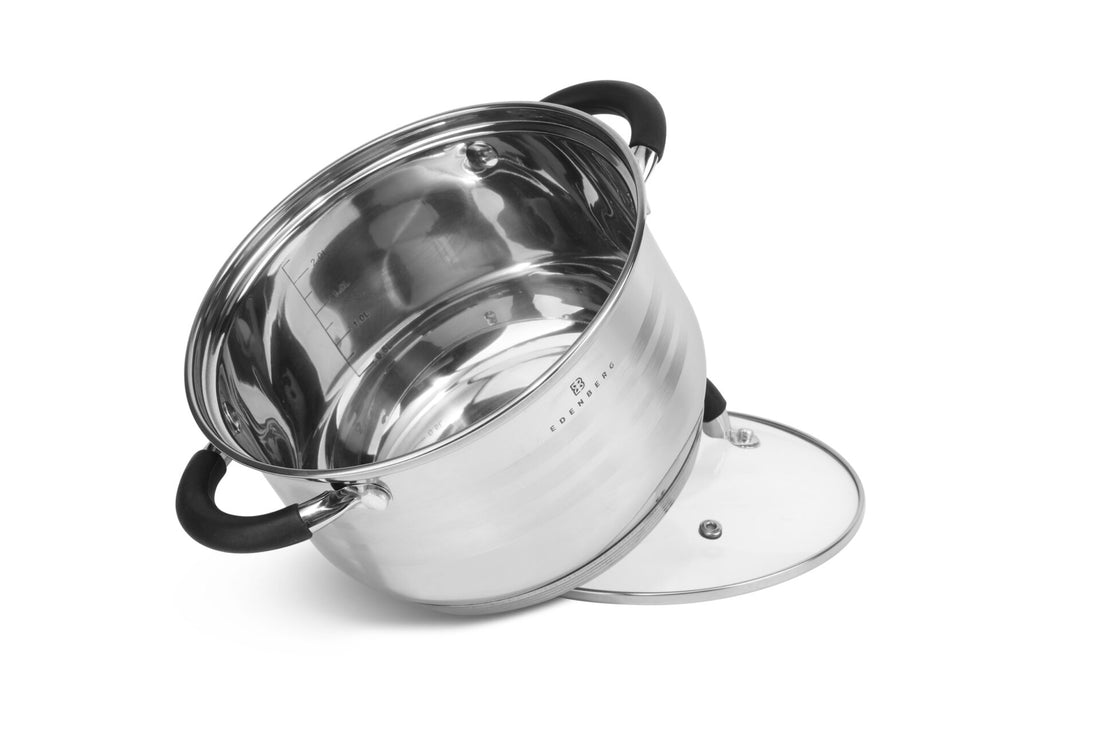 Edënbërg Classic Line - Luxury Cookware Set - Stainless Steel - 6-piece - Sandwich Bottom
