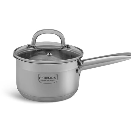 Edënbërg Classic Line - Edelstahlstieltopf - 1,3 Liter - Ø 14 cm