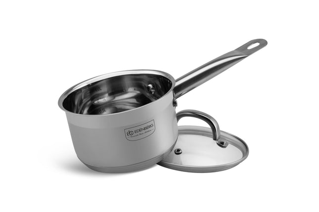 Edënbërg Classic Line - Edelstahlstieltopf - 1,3 Liter - Ø 14 cm