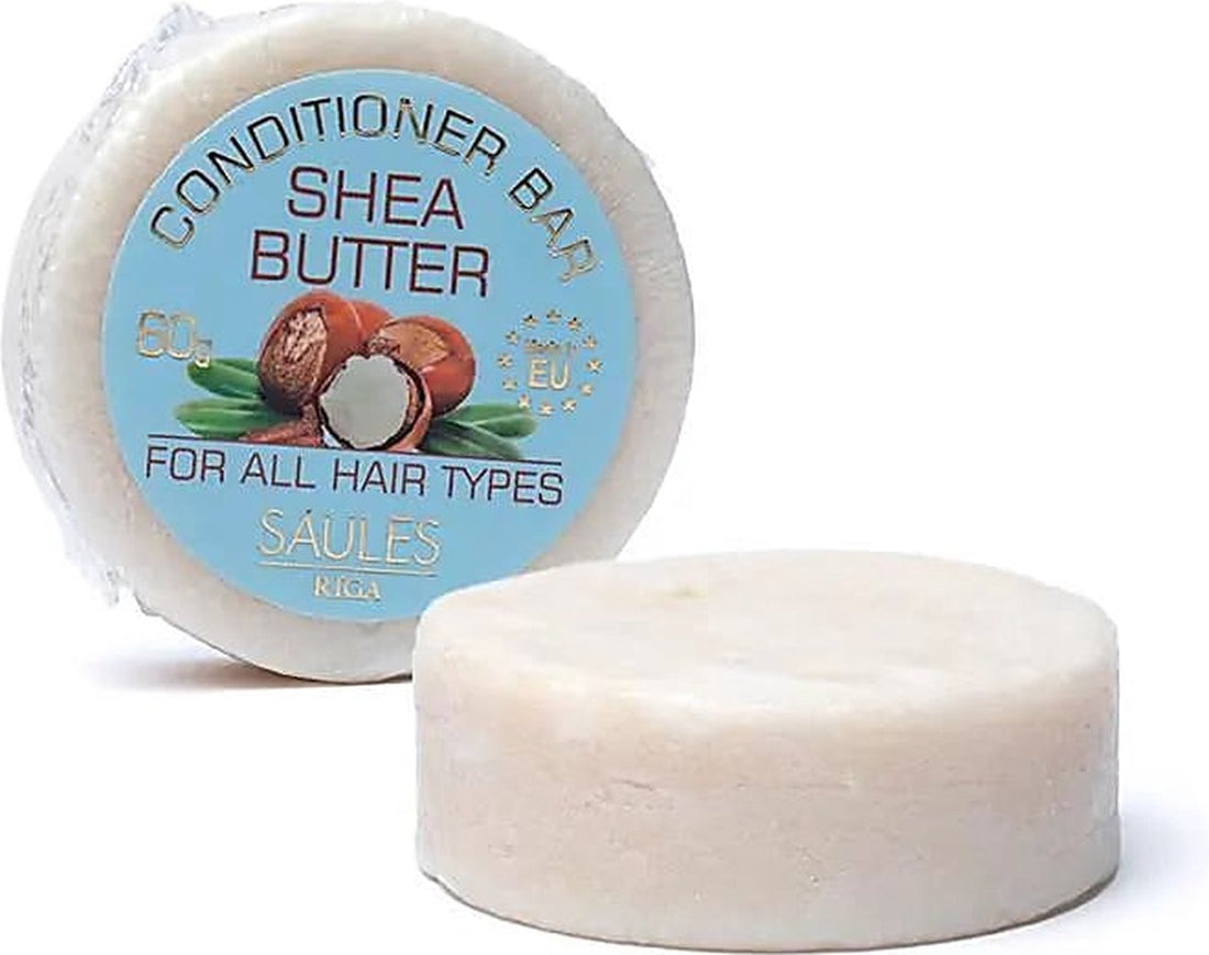 Natural shea butter conditioner bar