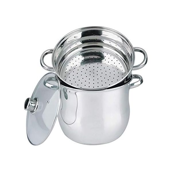 Couscouspan RVS – stoompan voor couscous, ook voor inductie, 4 tot 16 liter – foto 11