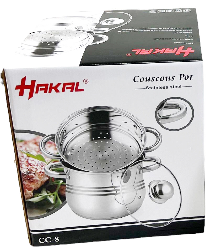 Hakal couscoussier RVS voor inductie – 3-in-1 stoompan en kookpan, 4 tot 16 L – foto 9