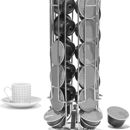 Metale Draaibare Koffiecup - capsulehouder 24 cups