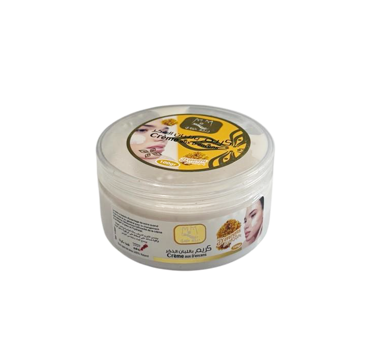 Crème à l'Orecens (Gomme Résine) – Crème Visage Raffermissante Naturelle – 100g