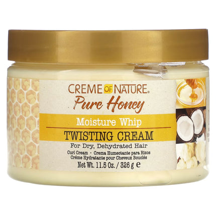 Creme Of Nature, Pure Honey, Moisture Whip, Twisting Cream, 326 g (11.5 oz)