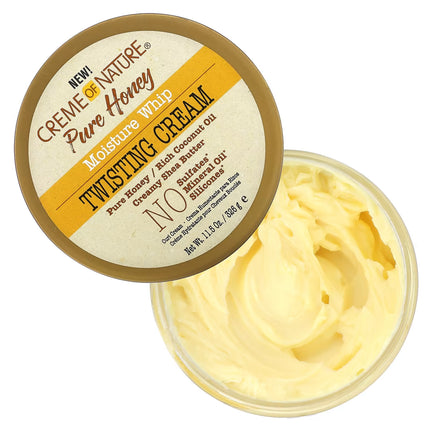 Creme Of Nature, Pure Honey, Moisture Whip, Twisting Cream, 326 g (11.5 oz)