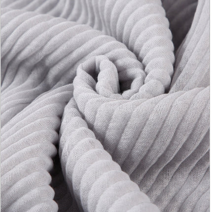 CRINKLE PLAIN sjaal