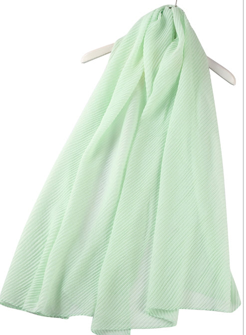 CRINKLE PLAIN scarf