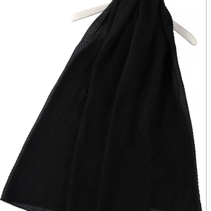 CRINKLE PLAIN sjaal