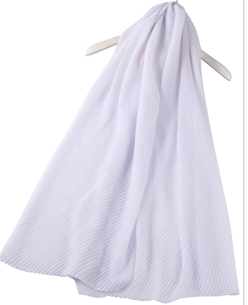 CRINKLE PLAIN scarf