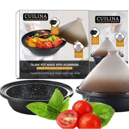 Tajine Ø 30 cm geeignet für alle Herdarten, auch Induktion