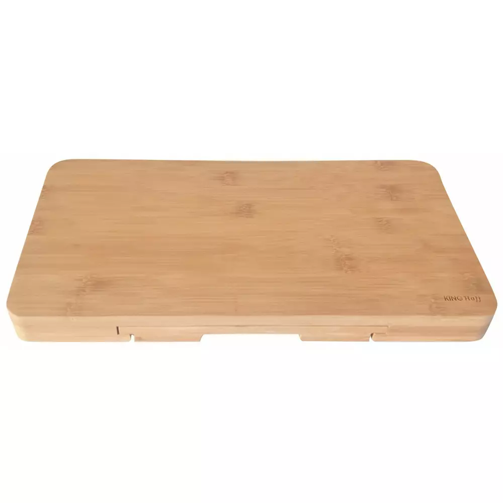 KINGHoff Planche à fromage en bambou avec accessoires – Plusieurs coloris
