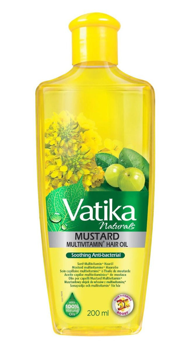 Dabur Vatika Hair Oil Mustard 200ml. - Mosterd Haar olie