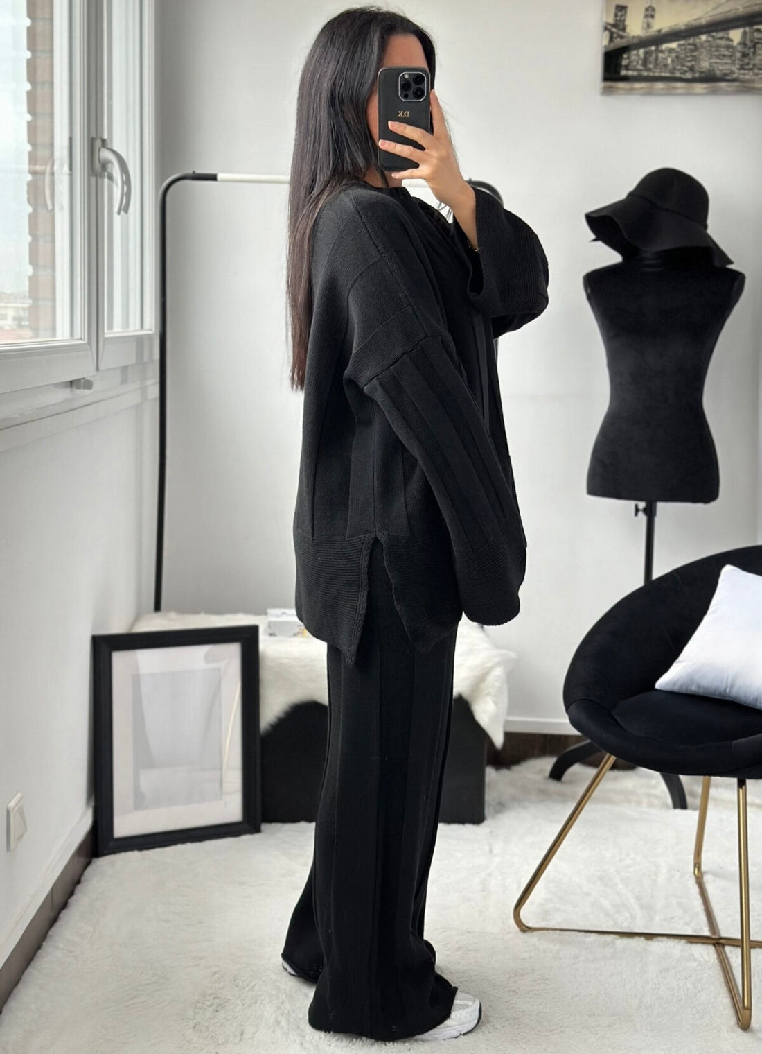Nina Twinset – Ensemble Confortable Oversize – Taille Unique