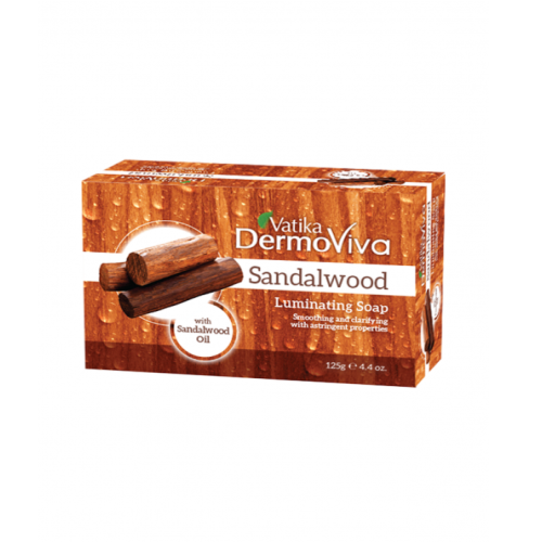 Dabur Vatika sandalwood zeep (Dermoviva) – sandelhout, 125 gram