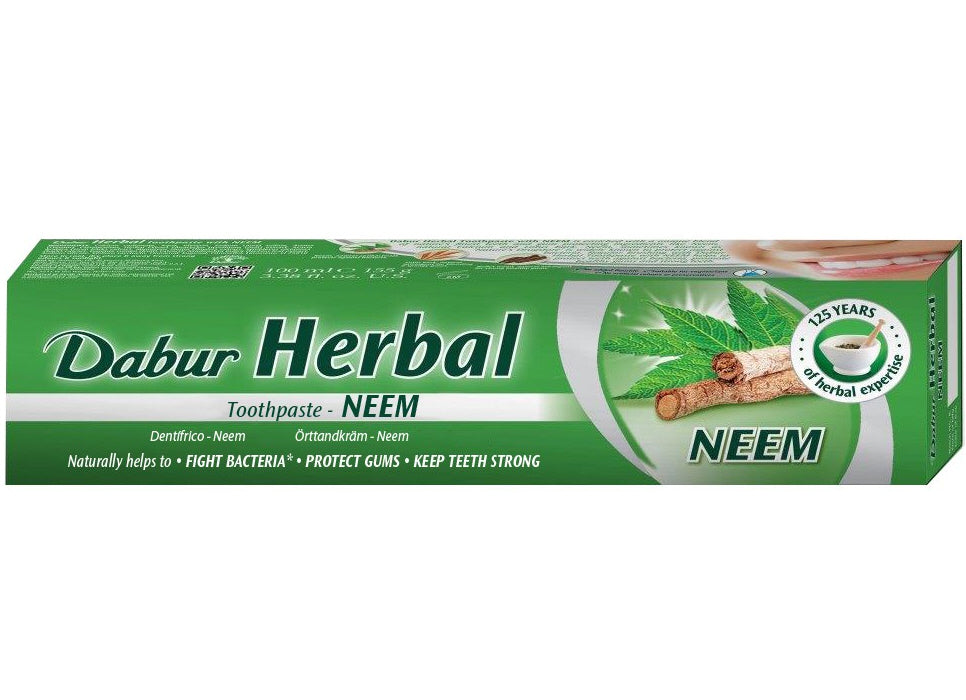 Dabur Herbal Toothpaste Neem – tandpasta met neem, 100 ml – foto 3