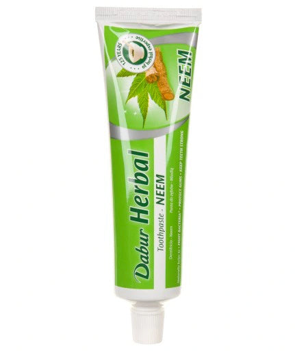 Dabur Herbal Toothpaste Neem – tandpasta met neem, 100 ml – foto 2