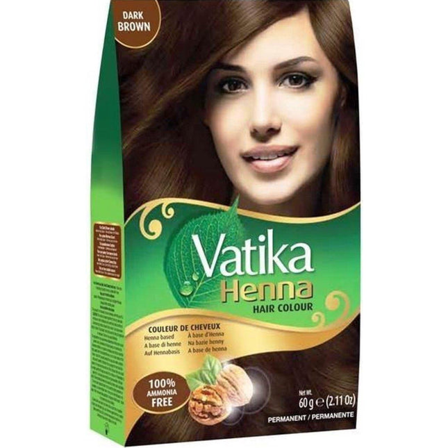 Dabur Vatika Henna Hair Color 6x10gr. Dark Brown