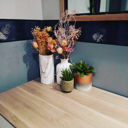 Deko Vase Marmor – Marmoroptik – H17,5