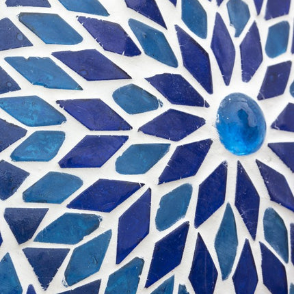 Orientalische Deckenlampe Mosaik blau 24 cm
