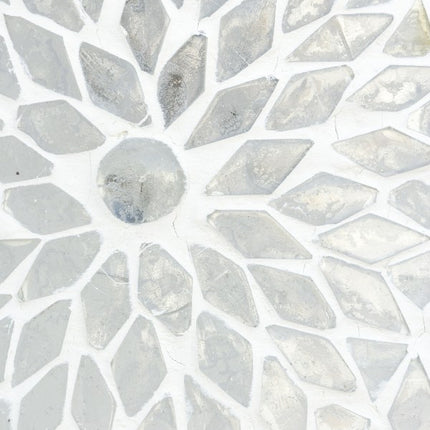 Mosaiklampe Gaya transparent/weiß