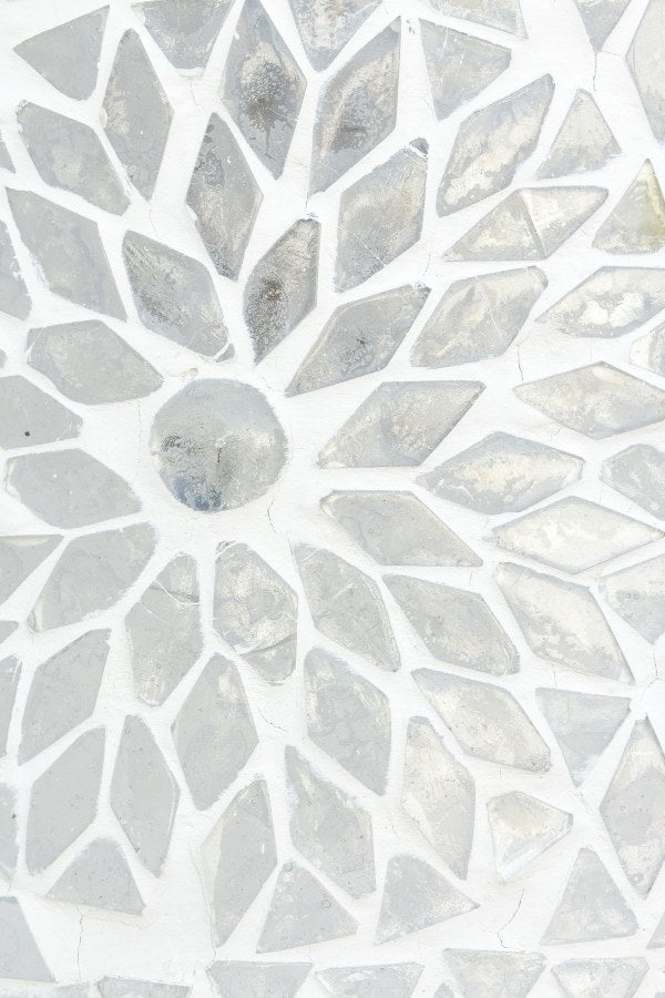 Mosaic lamp Gaya transparent/white