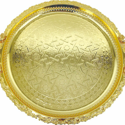 Marokkaanse dienblad goud 45cm