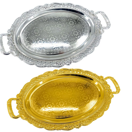 Tablett oval 52 x 42 cm