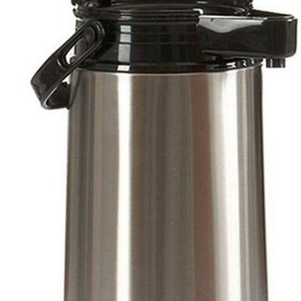 Thermoskanne mit Pumpsystem Edelstahl (1,9 L)