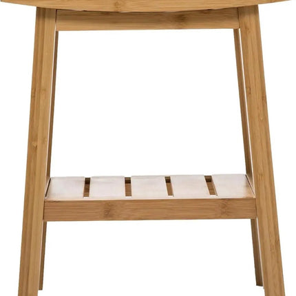 5Five Douche of bijzet krukje - bamboe hout - L40 x B25 x H46 cm