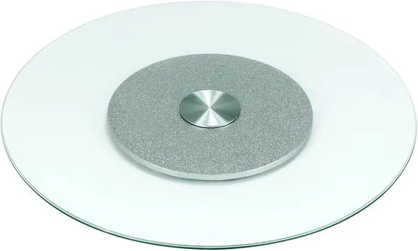 SpinMaster Glass - Drehende Servierschale - drehbar - 60 - cm - gehärtetes - Glas - transparent