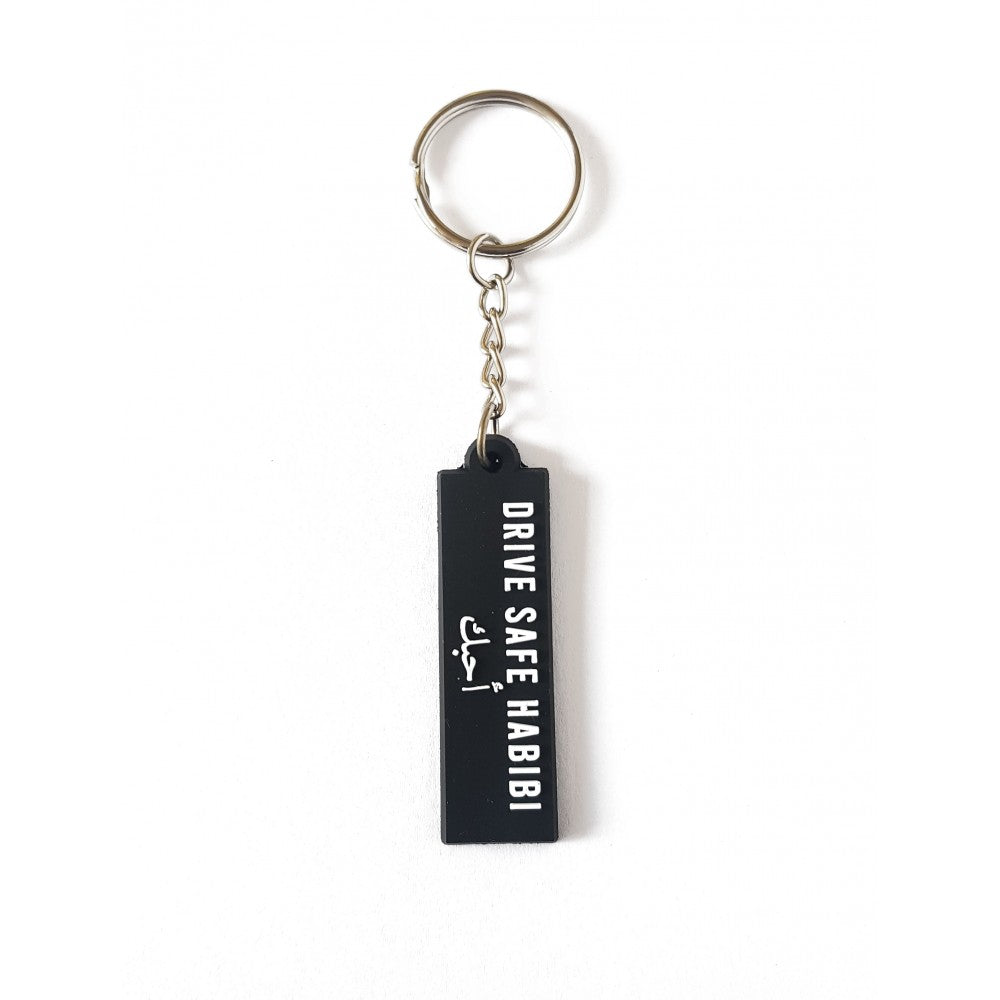 Drive safe habibi keychain