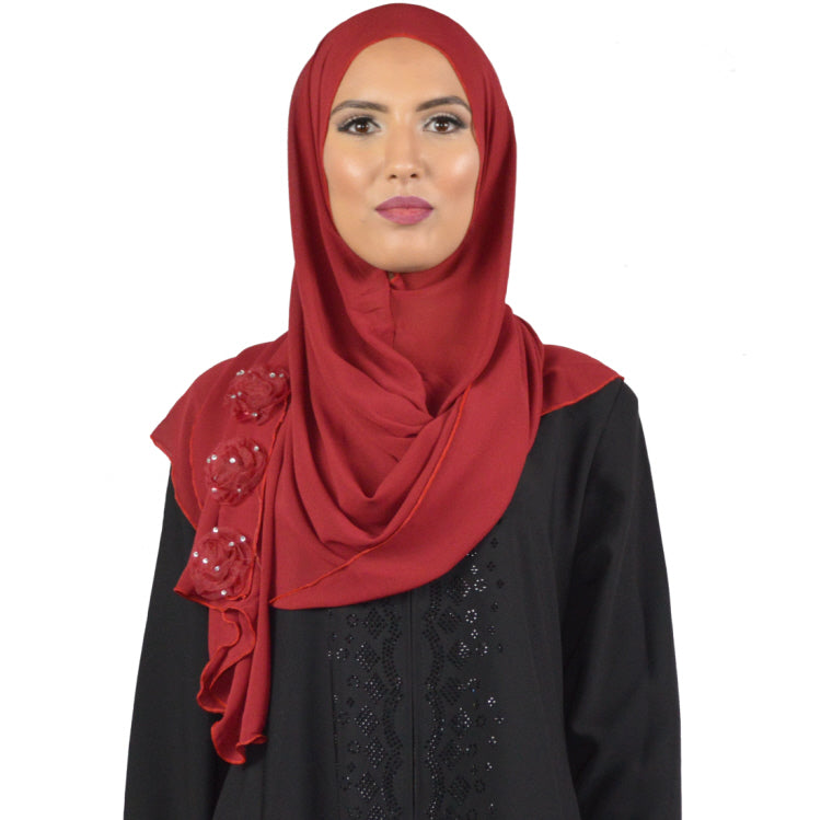 Hijab instant en mousseline