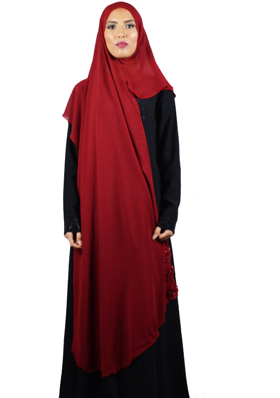 Hijab instant en mousseline