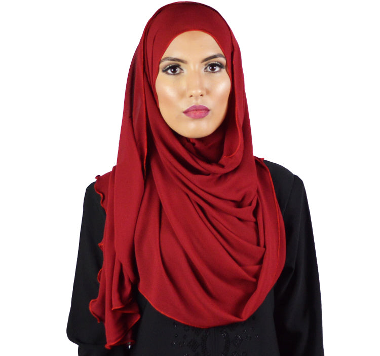 Hijab instant en mousseline