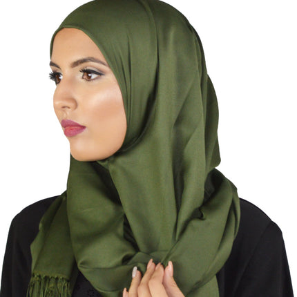 Luxuriöser Satin-Schal