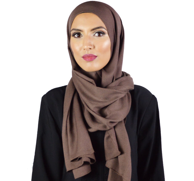Pashmina sjaal zonder sliertjes of franjes – 170 x 65 cm, niet doorschijnend