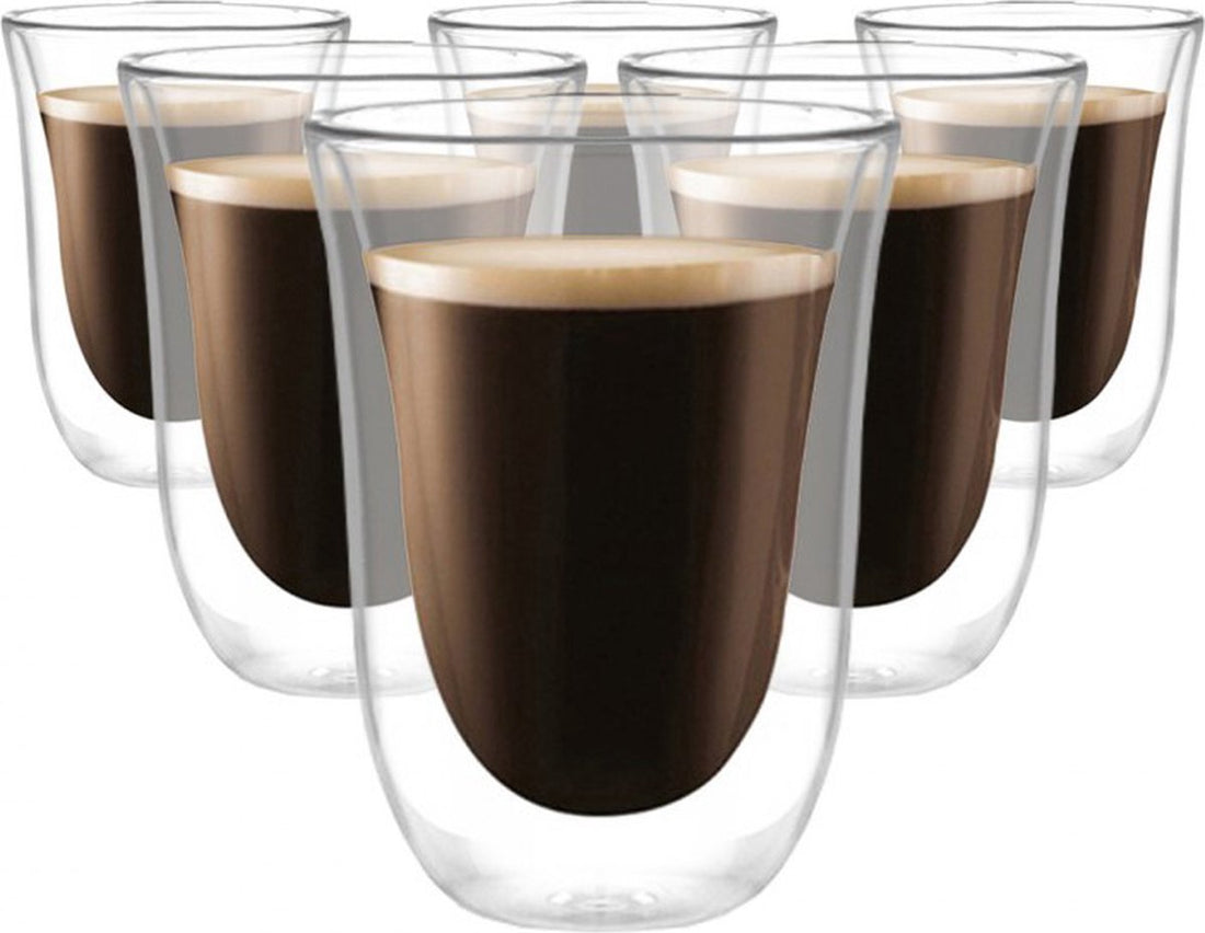 6 verres à double paroi - 270 ml