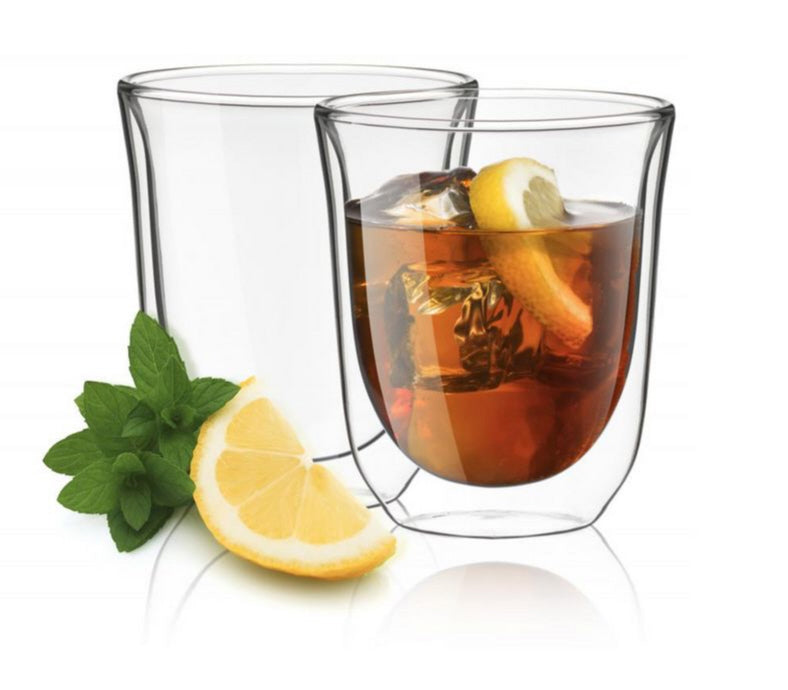 4 Double-walled thermal tea glasses coffee glasses - 220ml