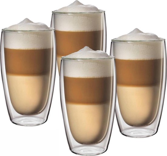 Double-Walled Glasses - Set of 4 Pieces - 450ml