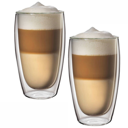 Set van 2 dubbelwandig glazen 350 ML