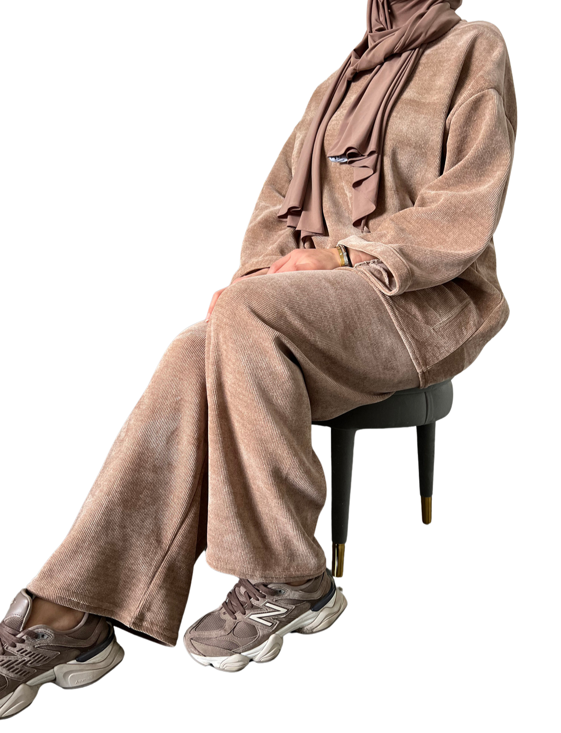 Maya twinset dames – co-ord set met lange mouwen en wide leg broek – foto 13