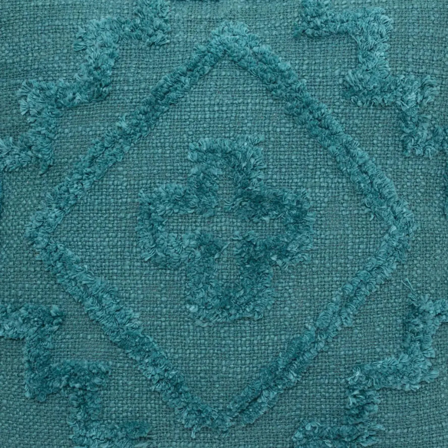 Duck egg blue Inca cushion