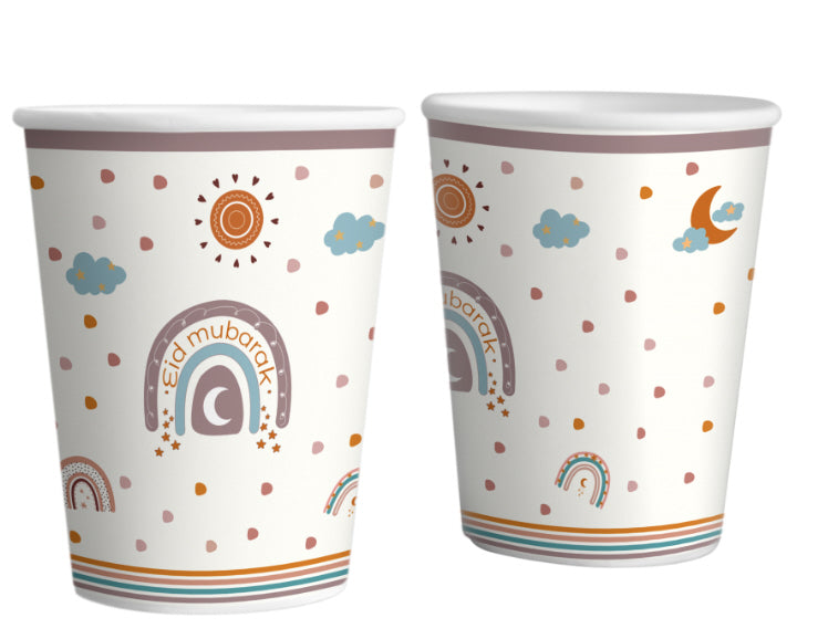 Gobelets - Eid Arc-en-ciel (lot de 6)